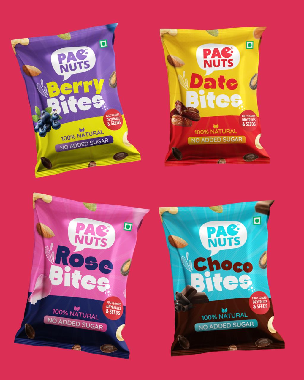 Assorted Bundle Dry Fruit Bites - PAC of 8